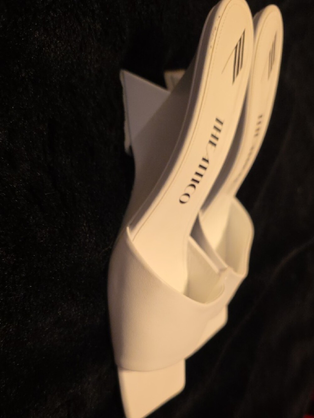 The Attico White Slide Mules - Picture 12 of 17